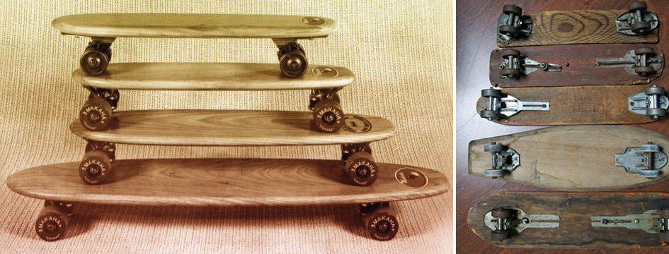 Los primeros skateboards